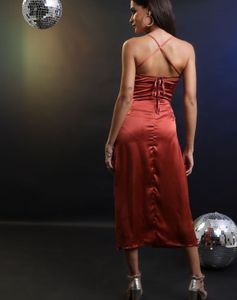Elegant Ruched Midi Dress