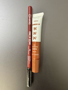 Perfect muted brown lip combo