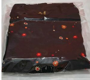 Black Floral Embroidered Kurti Designer piece
