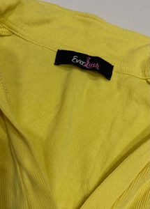 Yellow V-Neck T-Shirt