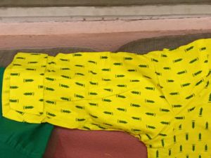 Combo-BrandNewYellow+GreenPrinted&amp;GentlyUsedCremK