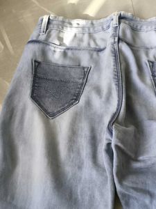 Light Wash Distressed Jeans