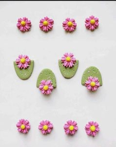 Pink Lillypad Earrings