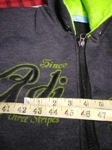 Stylish Zip-Up Hoodie with Neon Accents