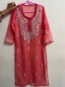 Elegant Embroidered Kurta