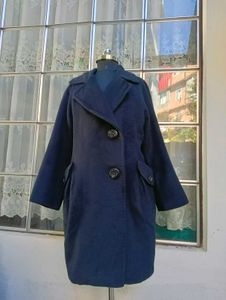 Dark Blue Imported Overcoat