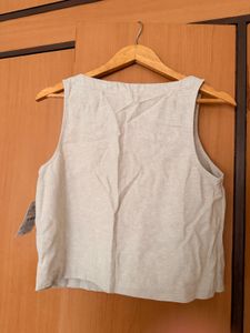 Linen Blend Tank Top