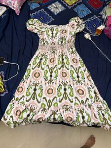 Boho Print Off-Shoulder Summer Dress