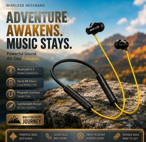 Wireless Neckband Earphones