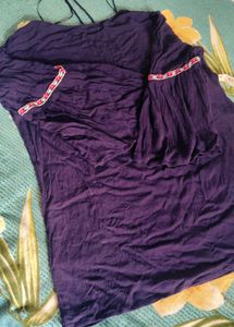 Stylish Navy Blue Tunic Top