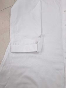 White Collared Shirt Dress