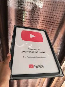 YouTube Customisable Frame Premium Quality