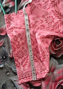 Pink Printed Anarkali Kurta