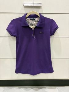 Burberry London purple Polo Shirt