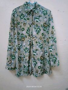 Green Flower Tshirt