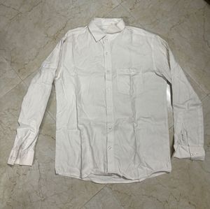 Classic White Men's Shirt