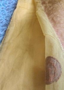 kota doria Embroidered Saree Border