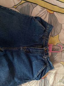 High-Waisted Denim Jeans