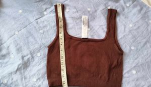 Very Beautiful Zara Ribbed Crop Top
