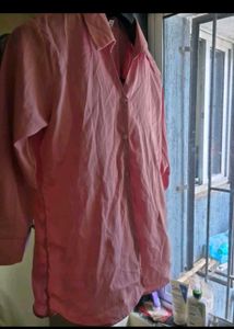 Stylish Pink Button-Up Shirt