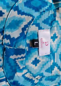 🩵💙Blue A-line Kurti