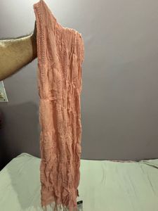Light Pink Textured Scarf