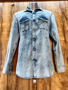 Free delivery 🚚 Acid Wash Denim Shirt