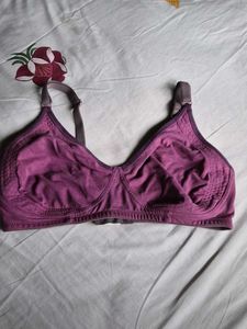 36D Comfortable Purple Bra