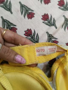 Floral Print Bra