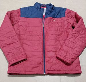 Stylish Color Block Padded Jacket, M Size