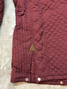 Maroon Quilted Jacket
