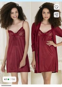 New Two Piece Nighty Set