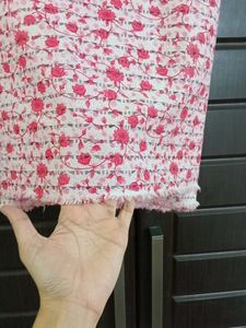 Beautiful Floral Printed Thaan Fabric Dres