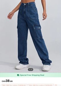 Cargo Denim Jeans