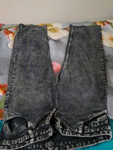 Vintage Wash Denim Jeans