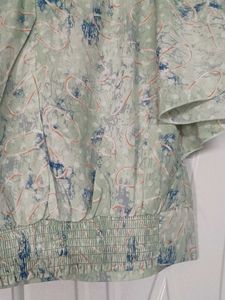 Light Green Printed Kurta