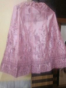Pink Embellished Skirt