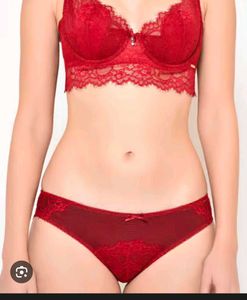 Red Lace Lingerie Set