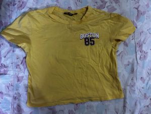 Yellow Boston 85 Graphic T-Shirt