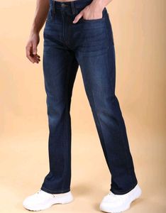 Classic Dark Wash Denim Jeans