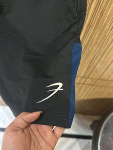 Black and Blue Gym Shorts