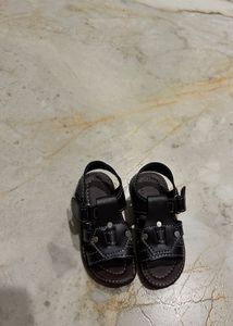 Classic Black Leather Sandals