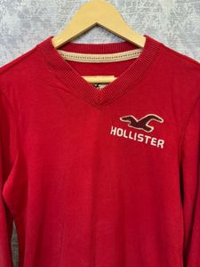 Hollister V-Neck Long Sleeve T-Shirt