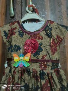 Multi Colour Baby Girl Frock