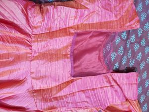 Pink Gown Flared