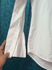 Classic White Button-Up Shirt