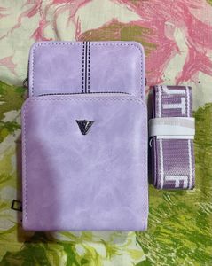 Cute lavender Sling Bag👜
