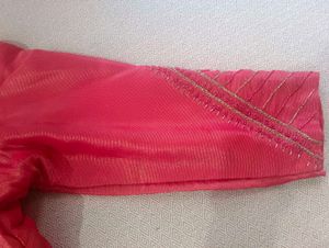 Elegant Pink Embroidered Blouse
