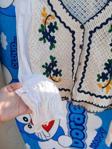 Vintage Embroidered Cardigan
