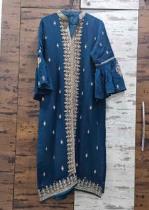 Exquisite Light Blue Lehenga Skirt